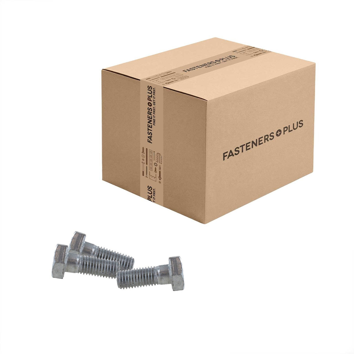 Conquest 5/8" x 1-3/4" A325 Type 1 Heavy Hex Structural Bolt, Hot Dip Galvanized - Carton of 900