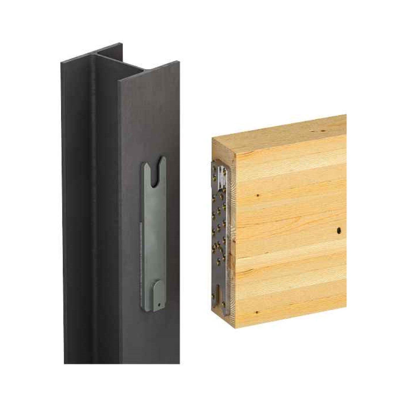 Simpson Strong-Tie 3" x 15 3/8" Electrogalvanized Concealed Beam Hanger - Gray Paint