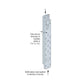 Simpson Strong-Tie 3" x 15 3/8" Electrogalvanized Concealed Beam Hanger - Gray Paint
