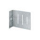 Simpson SCS62-5/68-KT25 Seismic Bypass Framing Connector - G90 Galvanized, Pkg 25