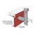 Simpson SCS62-5/68-KT25 Seismic Bypass Framing Connector - G90 Galvanized, Pkg 25