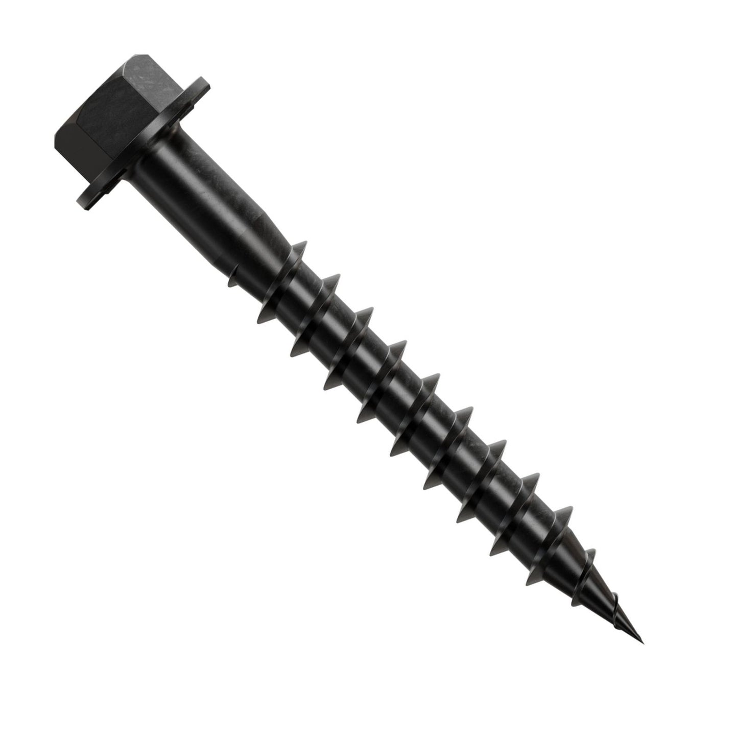 Simpson Strong-Tie SD10112DBBR50 #10 x 1-1/2" Connector Screw Hex Drive - Double Barrier Black | Qty. 50
