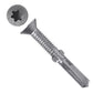 Daggerz self drilling metal screw with wings and t27 flat head