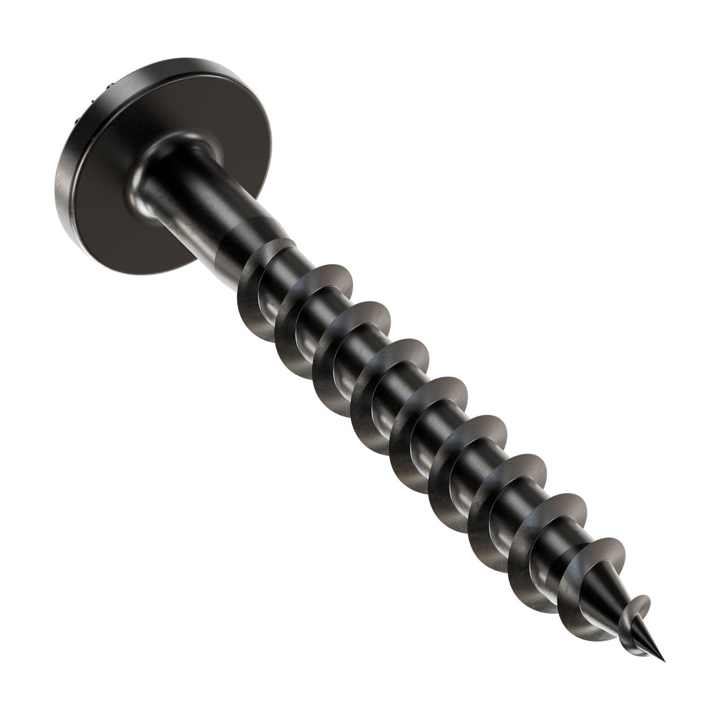 Simpson Strong-Tie #9 x 1-1/2" Outdoor Accents Wafer-Head Connector screw - Double Barrier Coating, Black | Qty. 50 