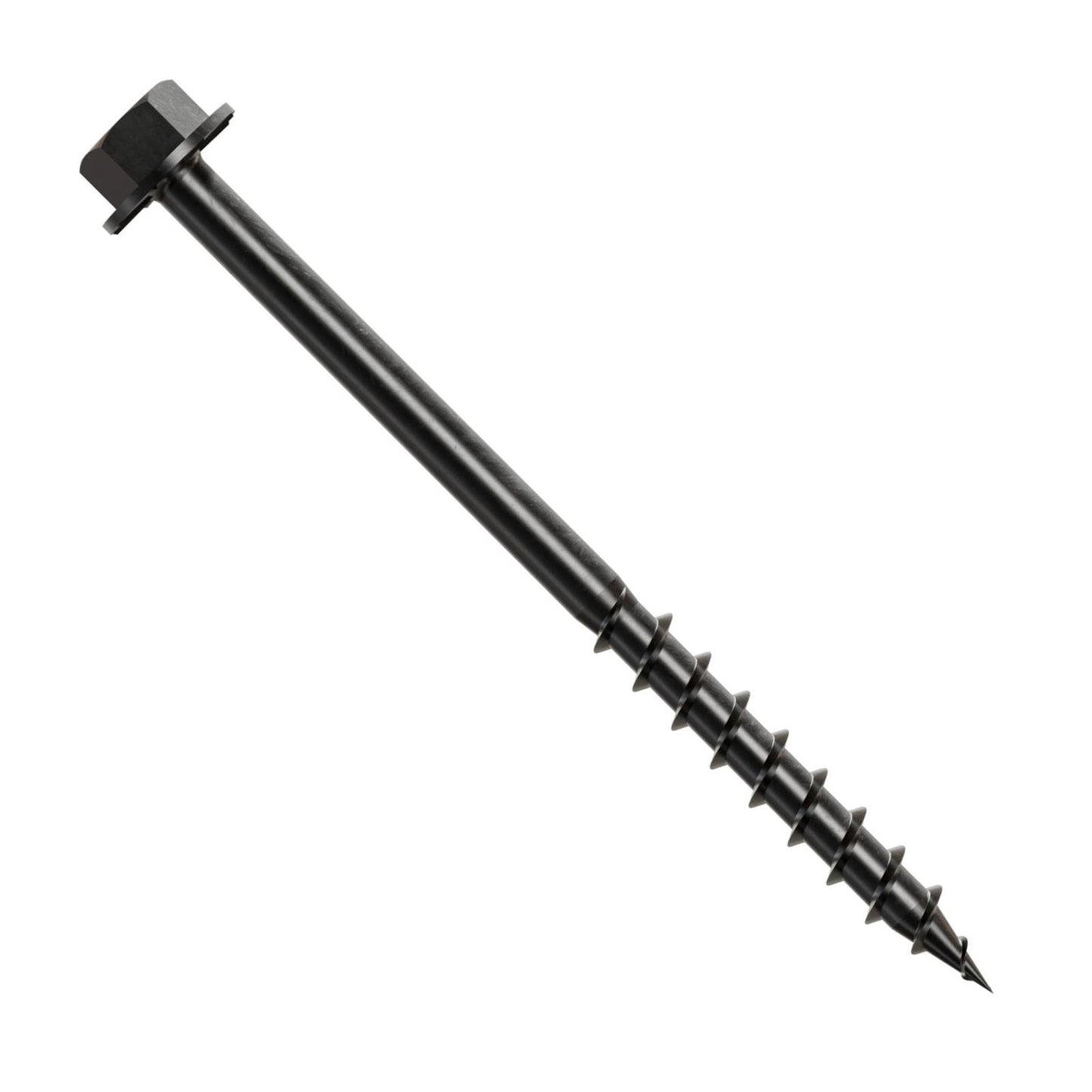 Simpson Strong-Tie SDS9212DBB #9 x 2-1/2" Outdoor Accents SD Connector Screw - Double Barrier Coating, Black | Qty. 50