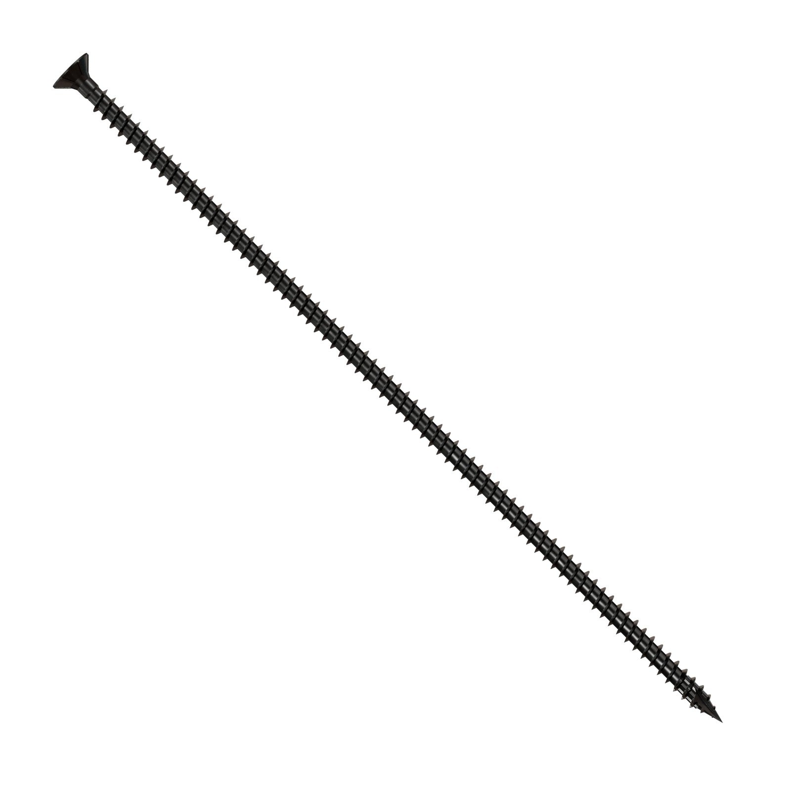 Simpson Strong-Tie Timber CF flat head screw with black e coat