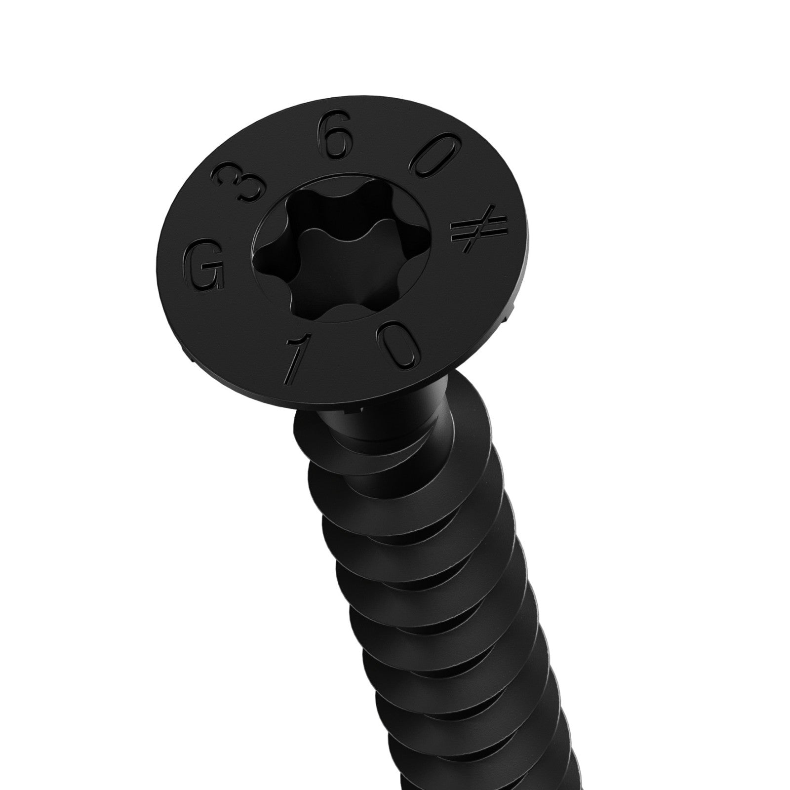 Simpson Strong-Tie Timber CF flat head screw with black e coat