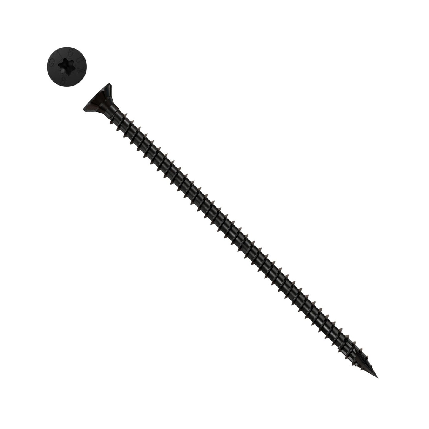 Simpson Strong-Tie Timber CF flat head screw with black e coat