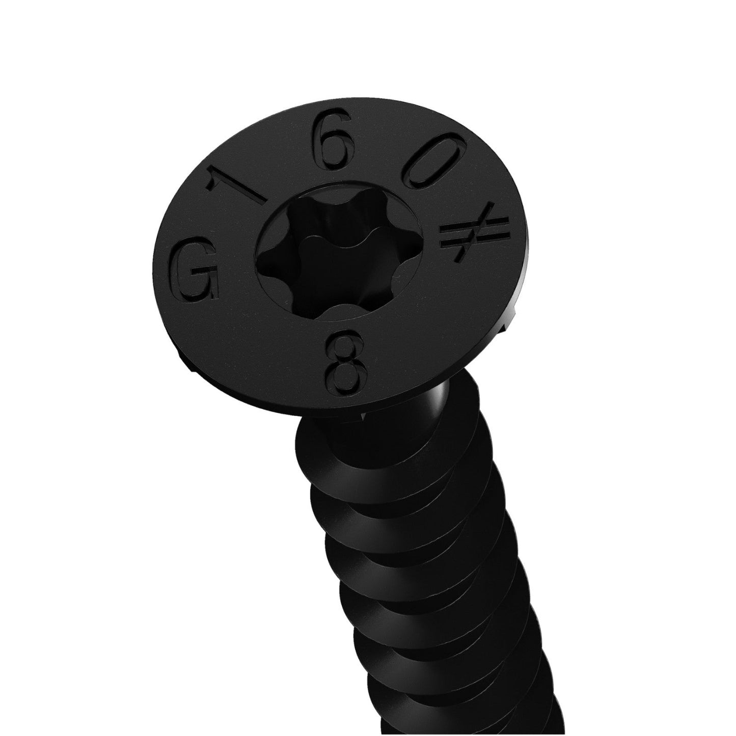Simpson Strong-Tie Timber CF flat head screw with black e coat