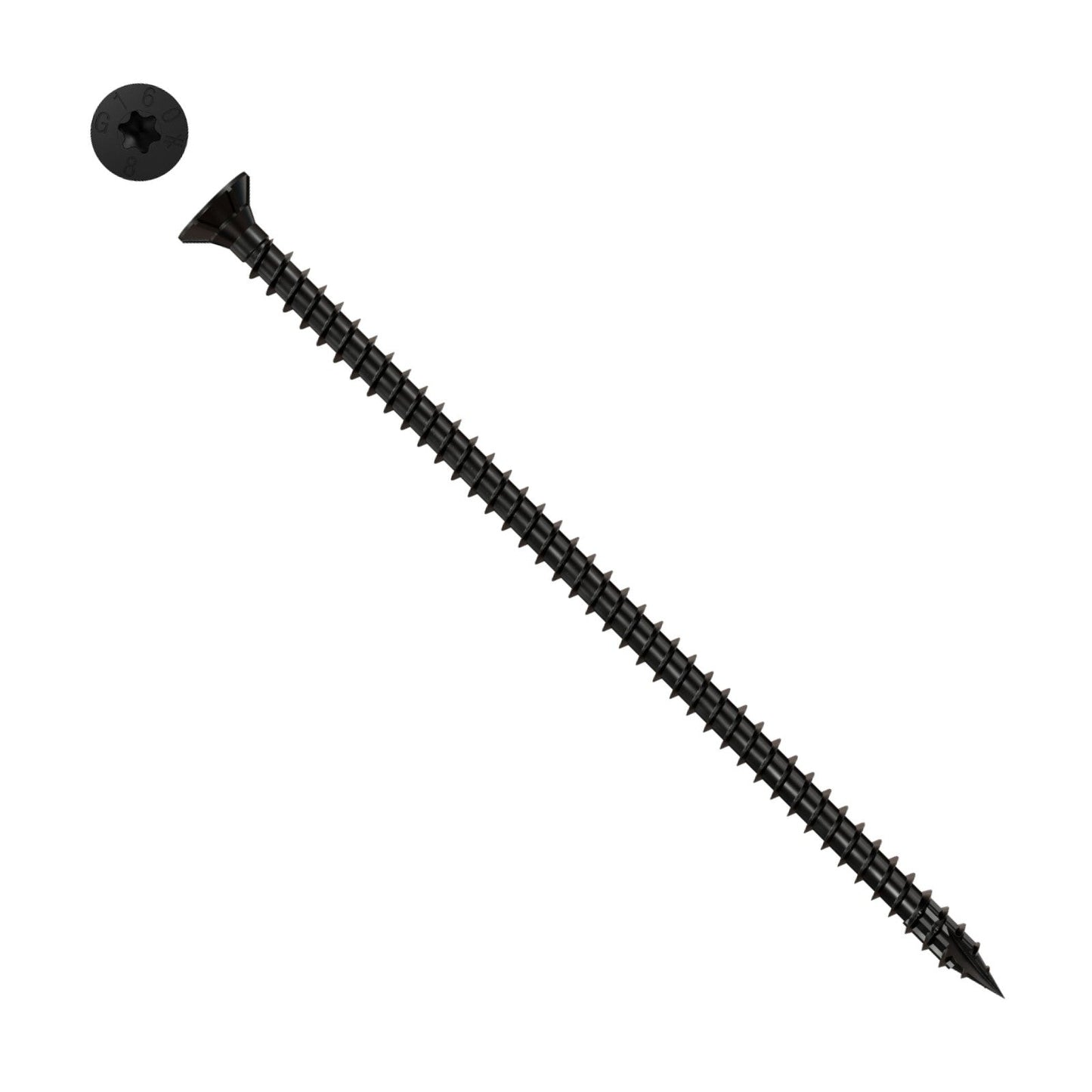 Simpson Strong-Tie Timber CF flat head screw with black e coat