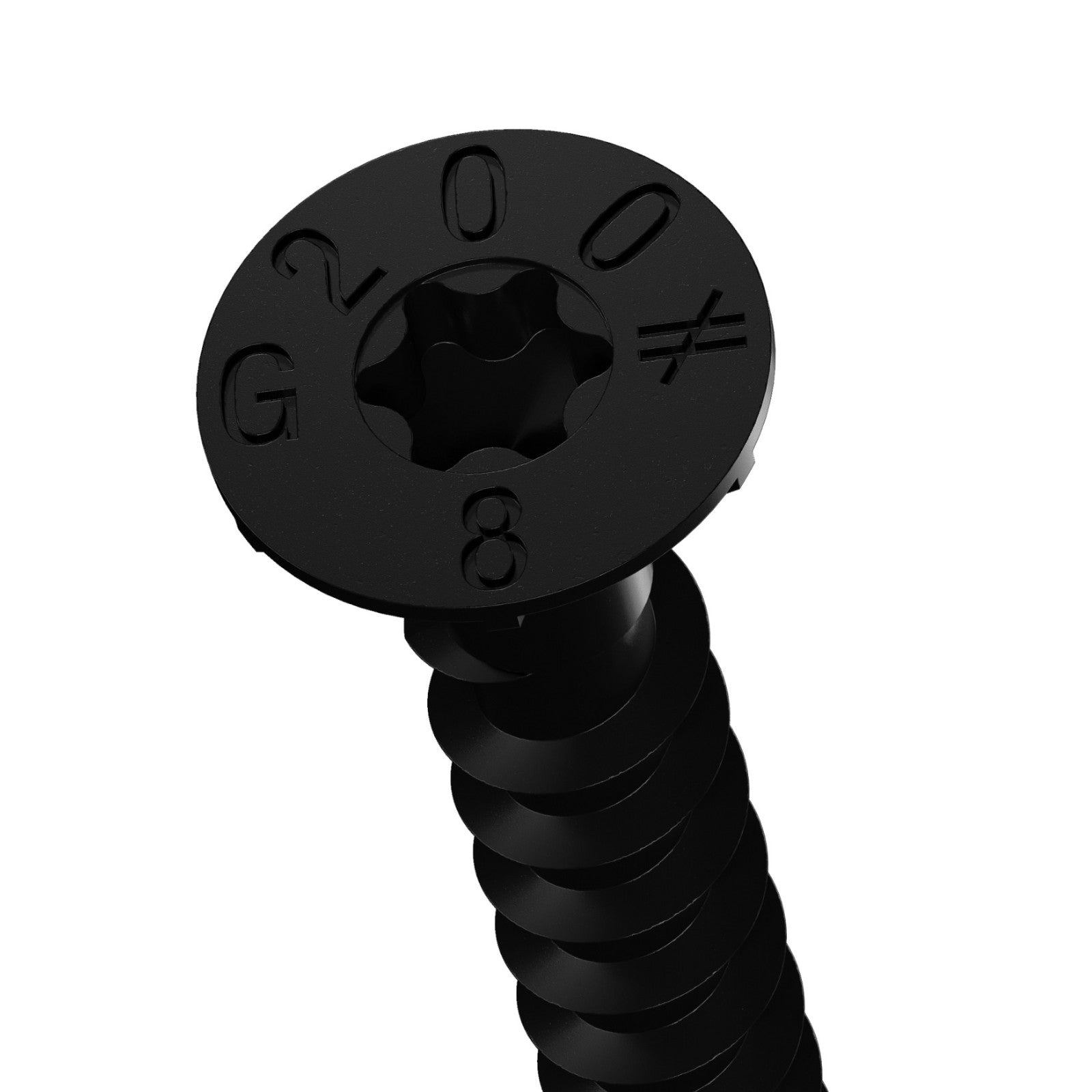 Simpson Strong-Tie Timber CF flat head screw with black e coat