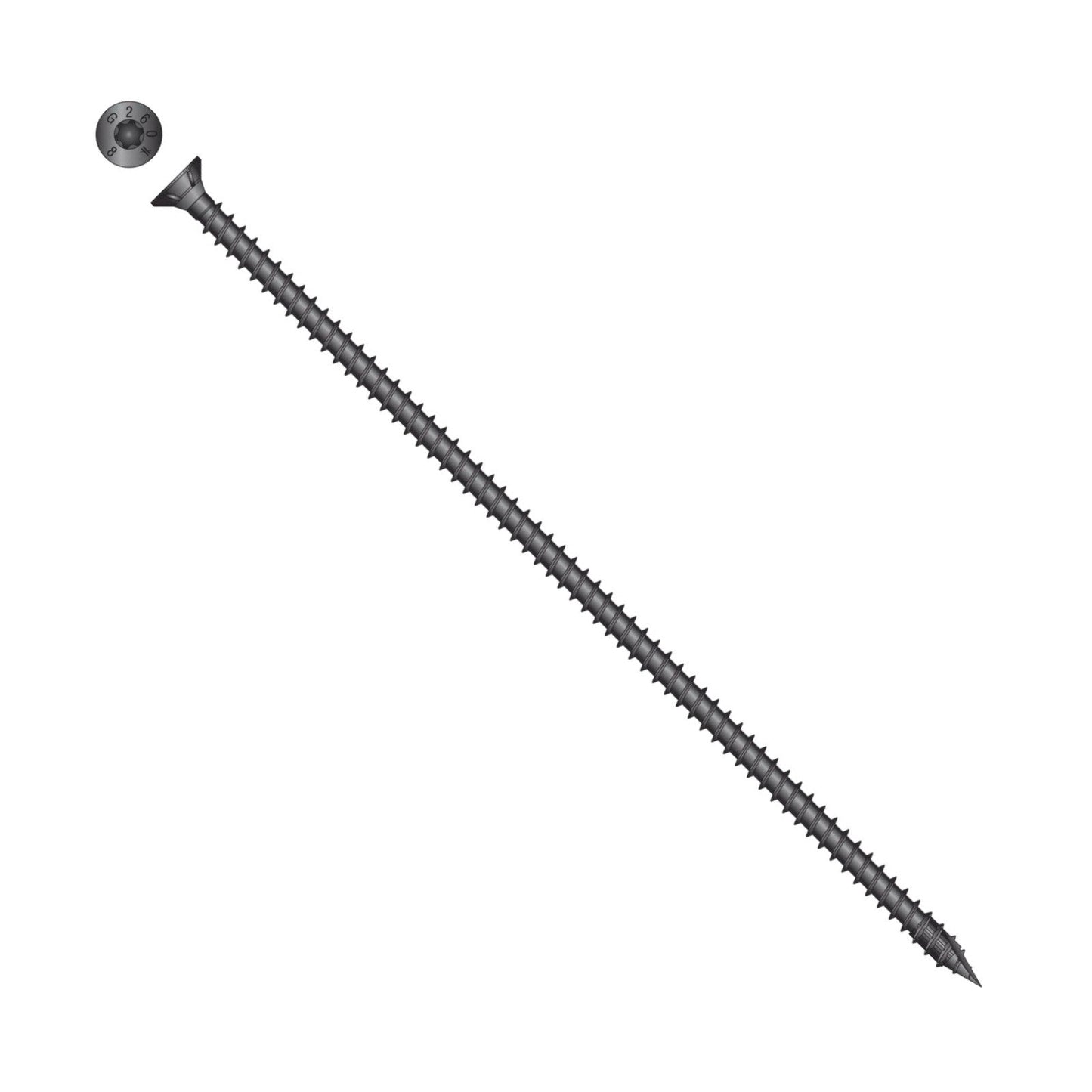 Simpson Strong-Tie Timber CF flat head screw with black e coat