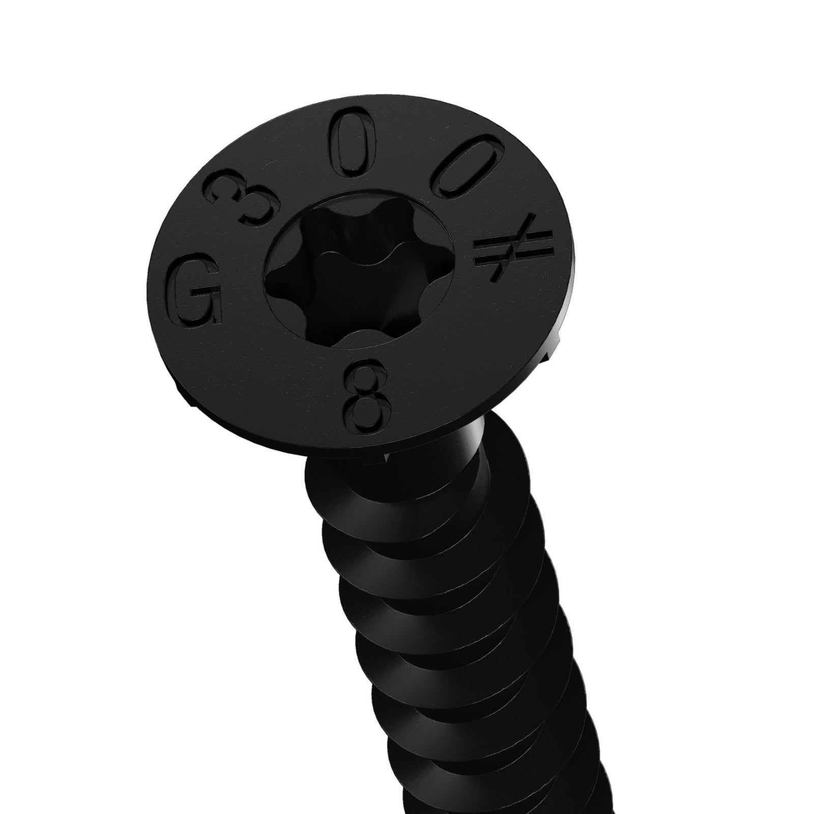 Simpson Strong-Tie Timber CF flat head screw with black e coat
