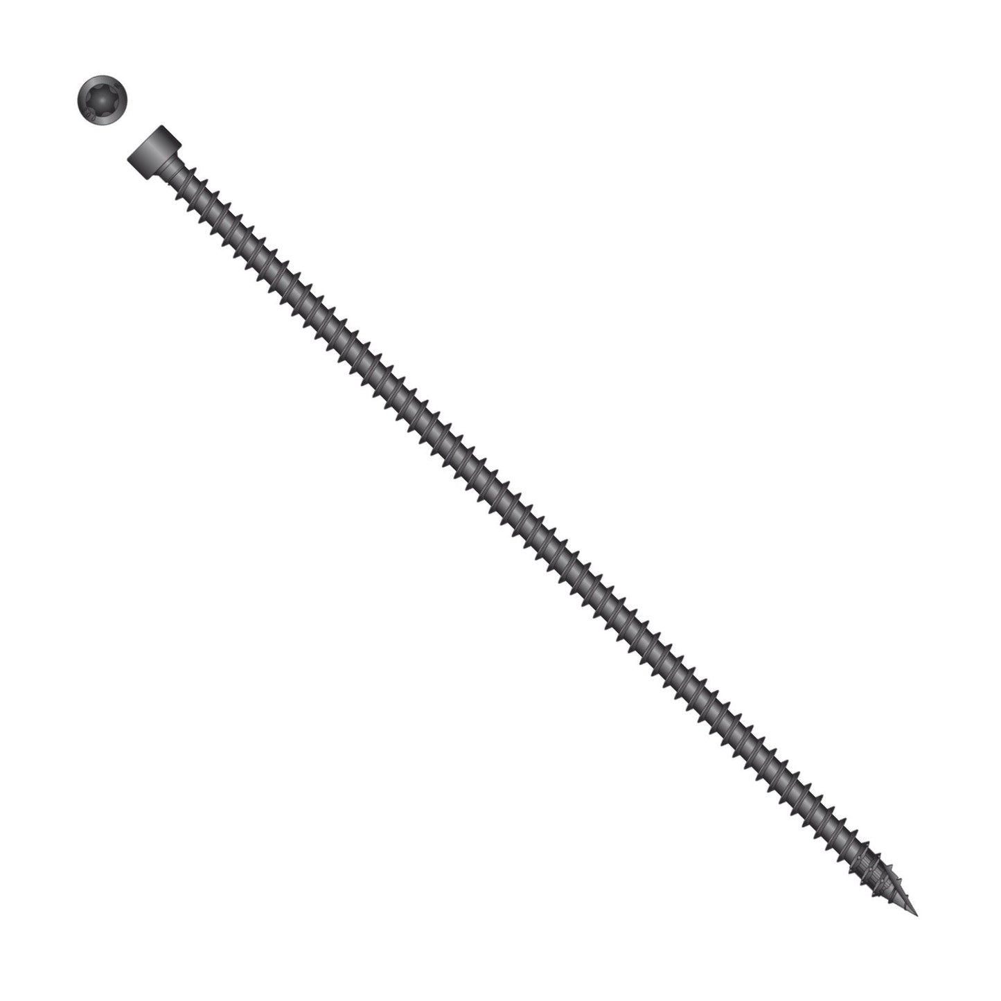Simpson Strong-Tie Timber CFC flat head screw with black e coat