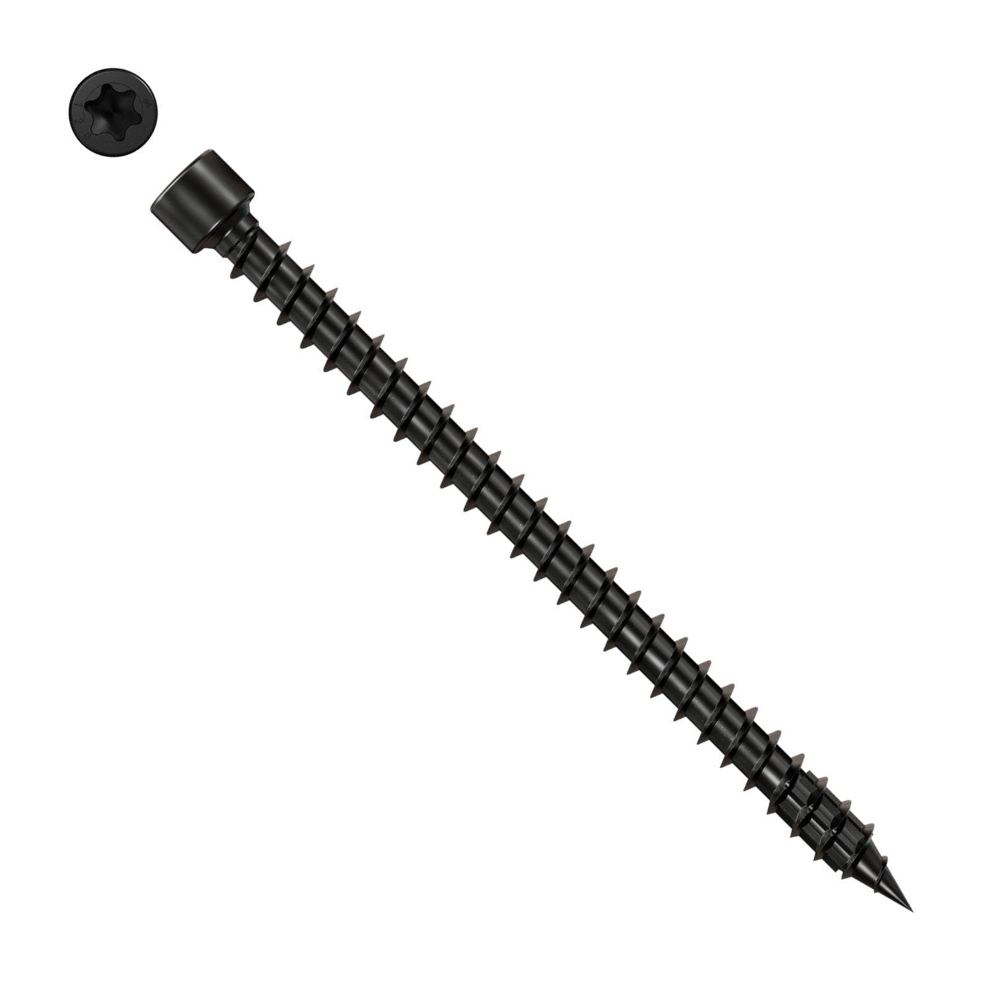 Simpson Strong-Tie Timber CFC flat head screw with black e coat