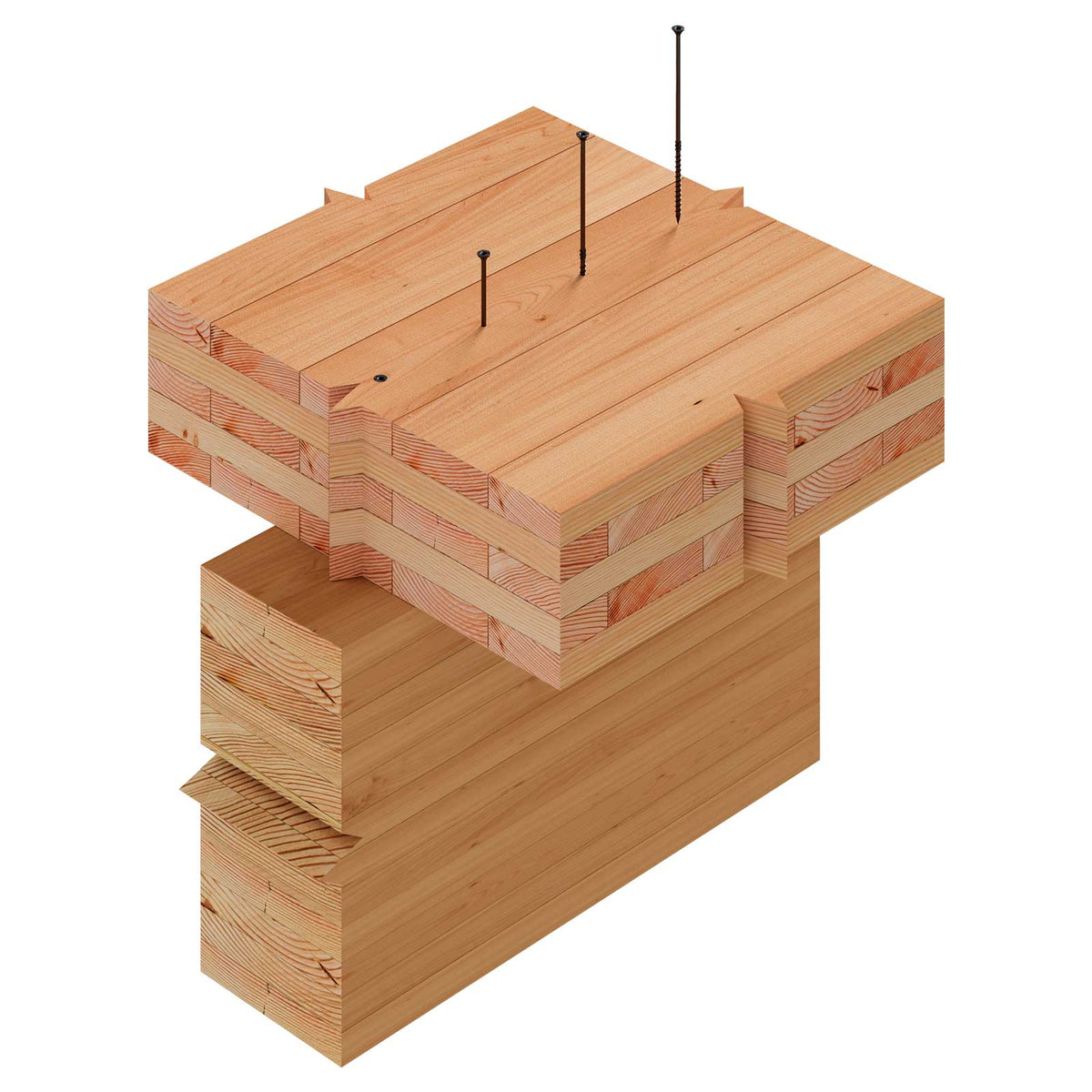 Simpson Strong-Tie SDCP Timber-CP Screw - Black E-Coat - Post to Beam Installation