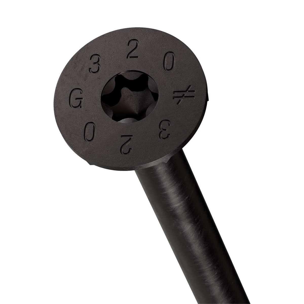 Simpson Strong-Tie 10mm x 320mm SDCP Timber-CP Screw - Black E-Coat - Head Detail