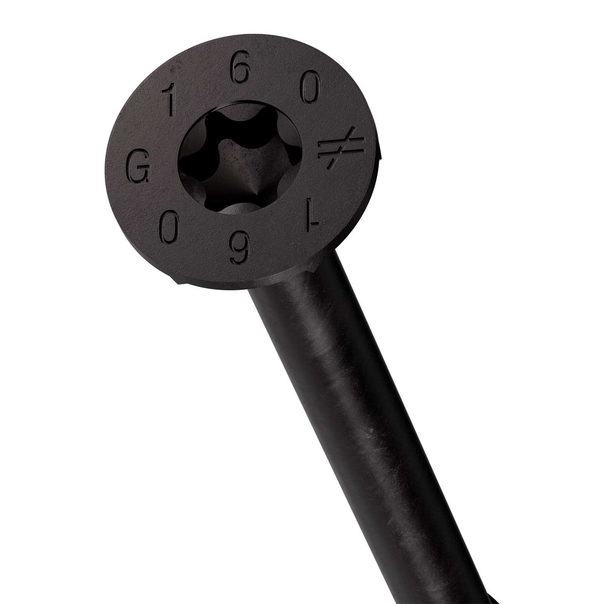 Simpson Strong-Tie 8mm x 160mm SDCP Timber-CP Screw - Black E-Coat - Head Detail