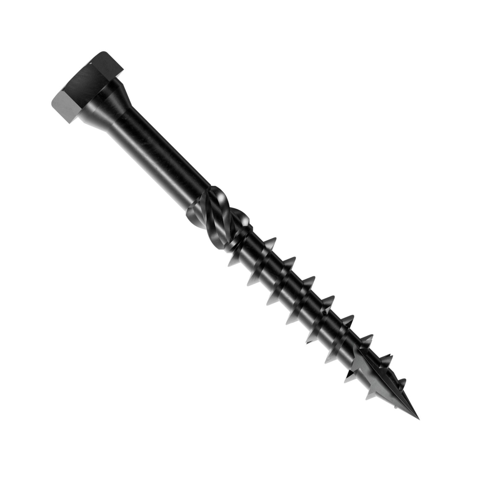 Simpson Strong-Tie SDHR metal to wood combo head screw black e coat