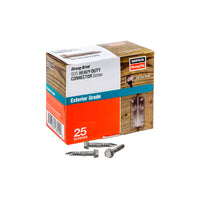 Box of Simpson Strong-Drive SDS Heavy-Duty Connector Screws on a white background