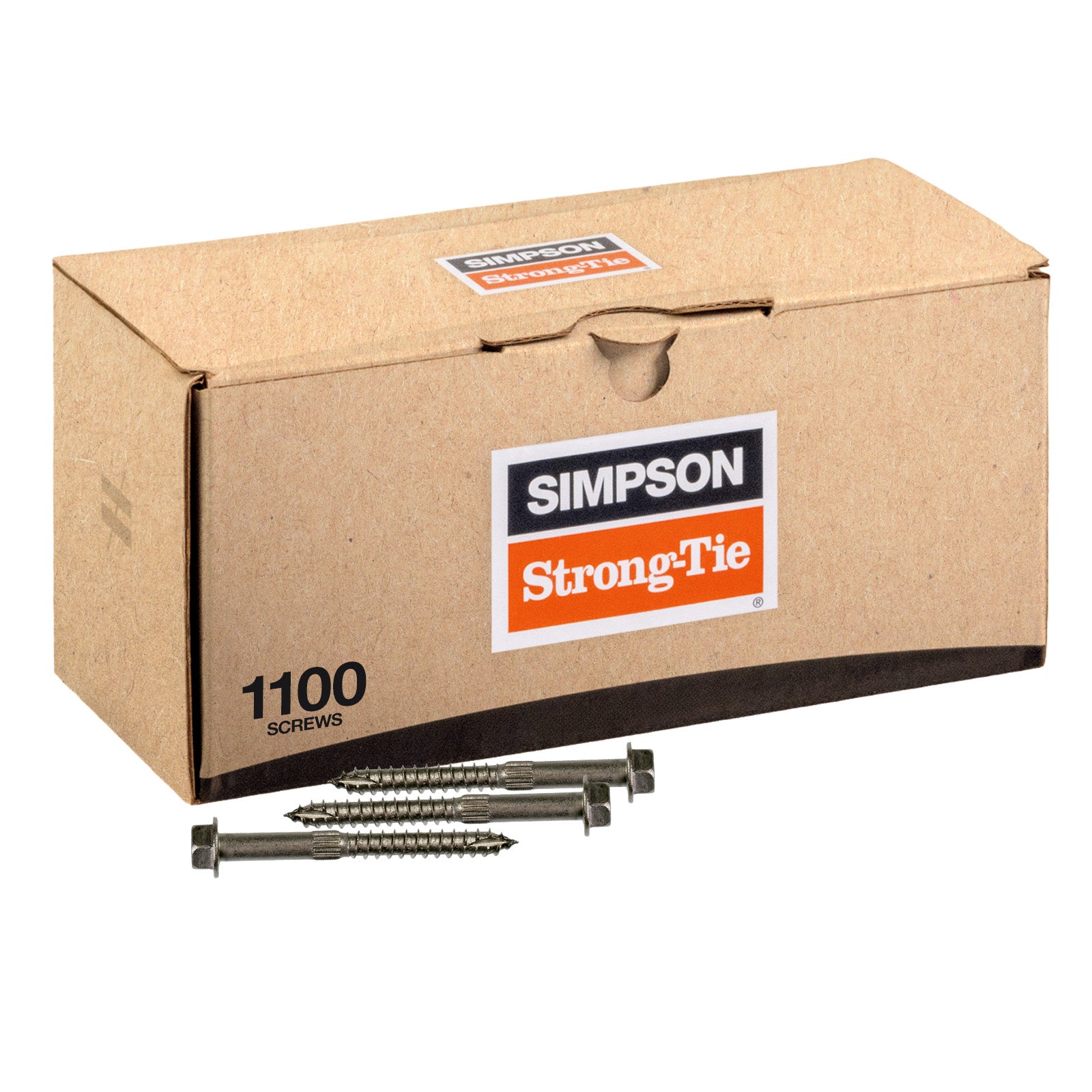 1/4" x 2-1/2" Strong-Tie SDS25212SS Heavy-Duty Connector Screw - 316 Stainless Steel, Pkg 1100