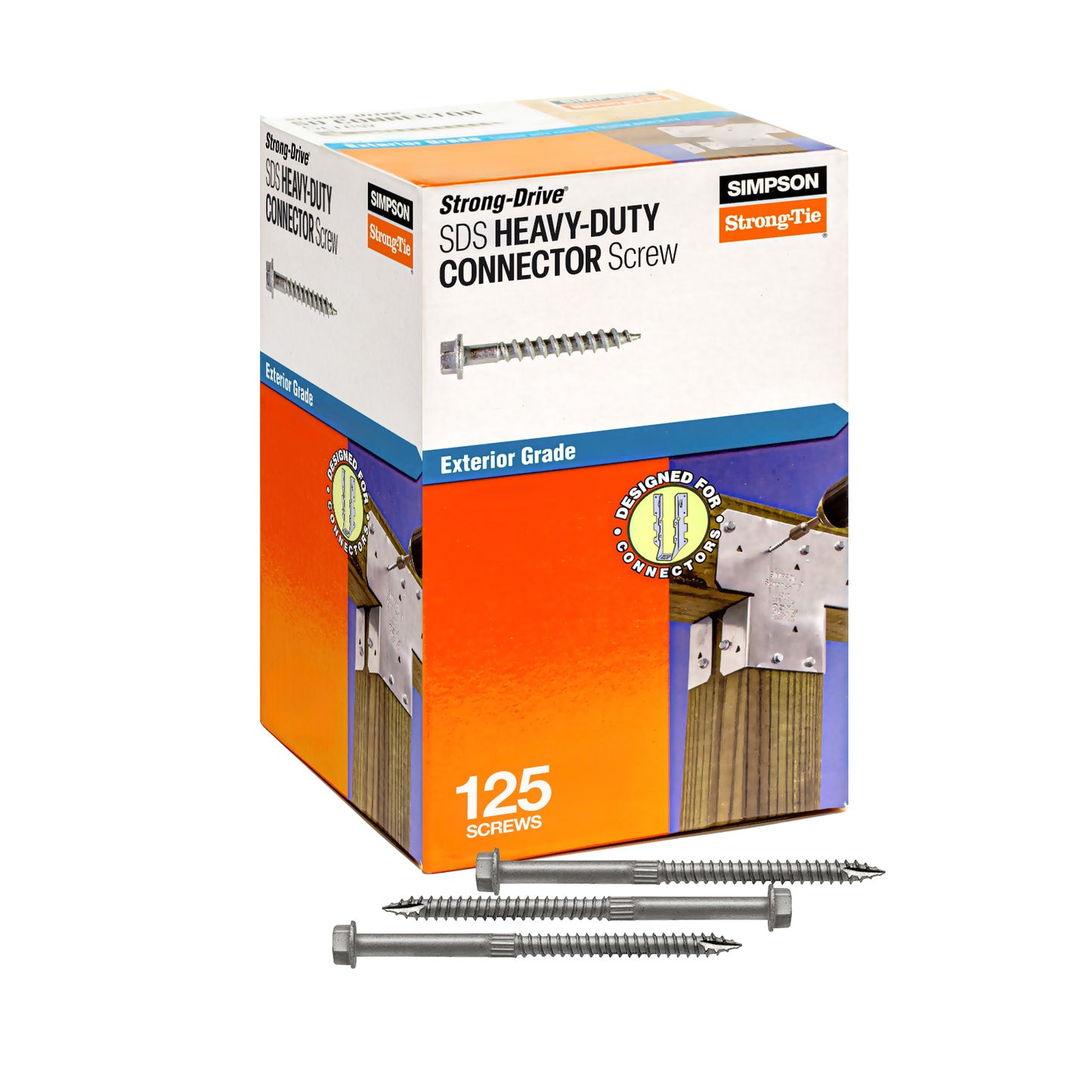 1/4" x 3-1/2" Strong-Tie SDS25312MB Heavy-Duty Connector Screw - Double-Barrier Coating, Pkg 125