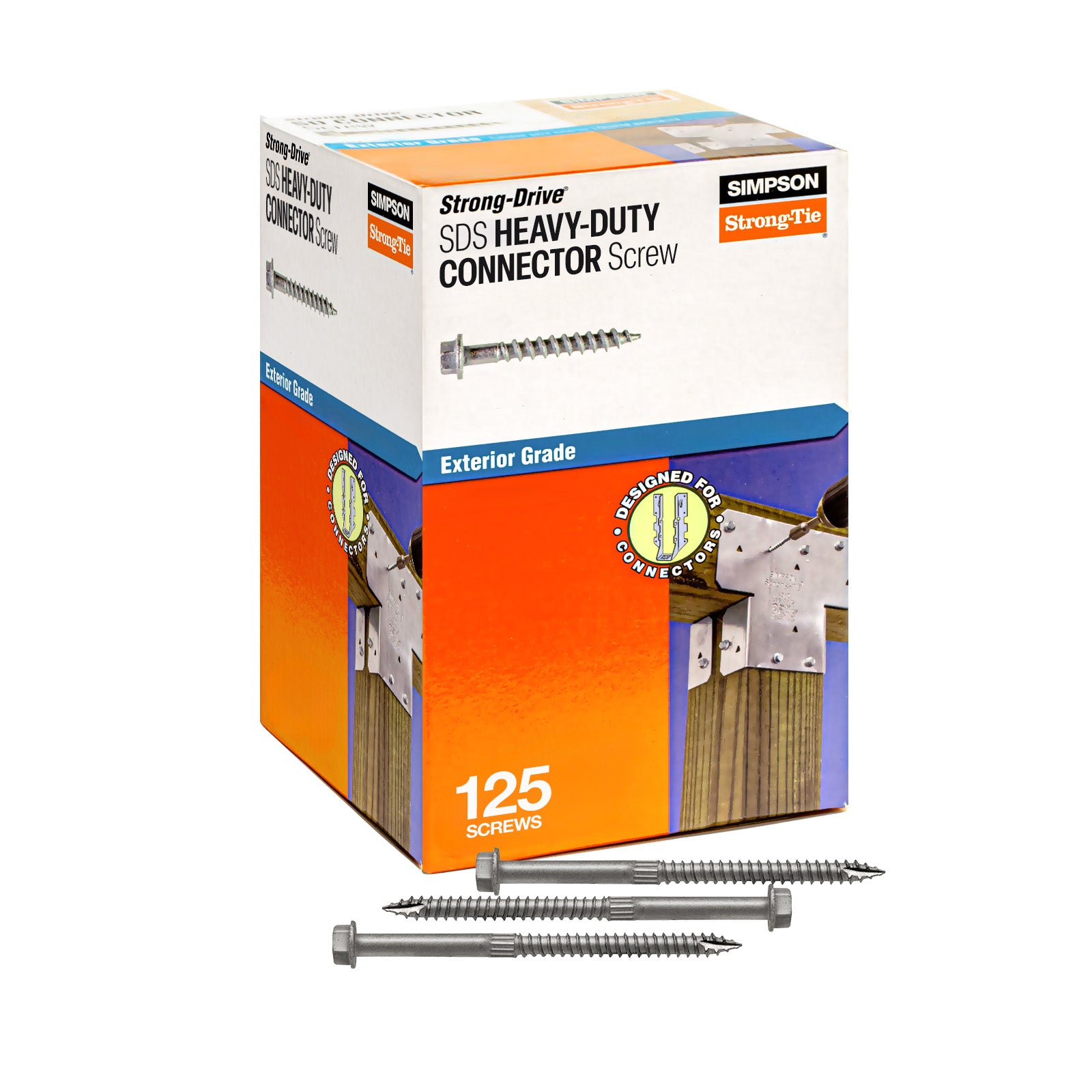 1/4" x 3-1/2" Strong-Tie SDS25312MB Heavy-Duty Connector Screw - Double-Barrier Coating, Pkg 125