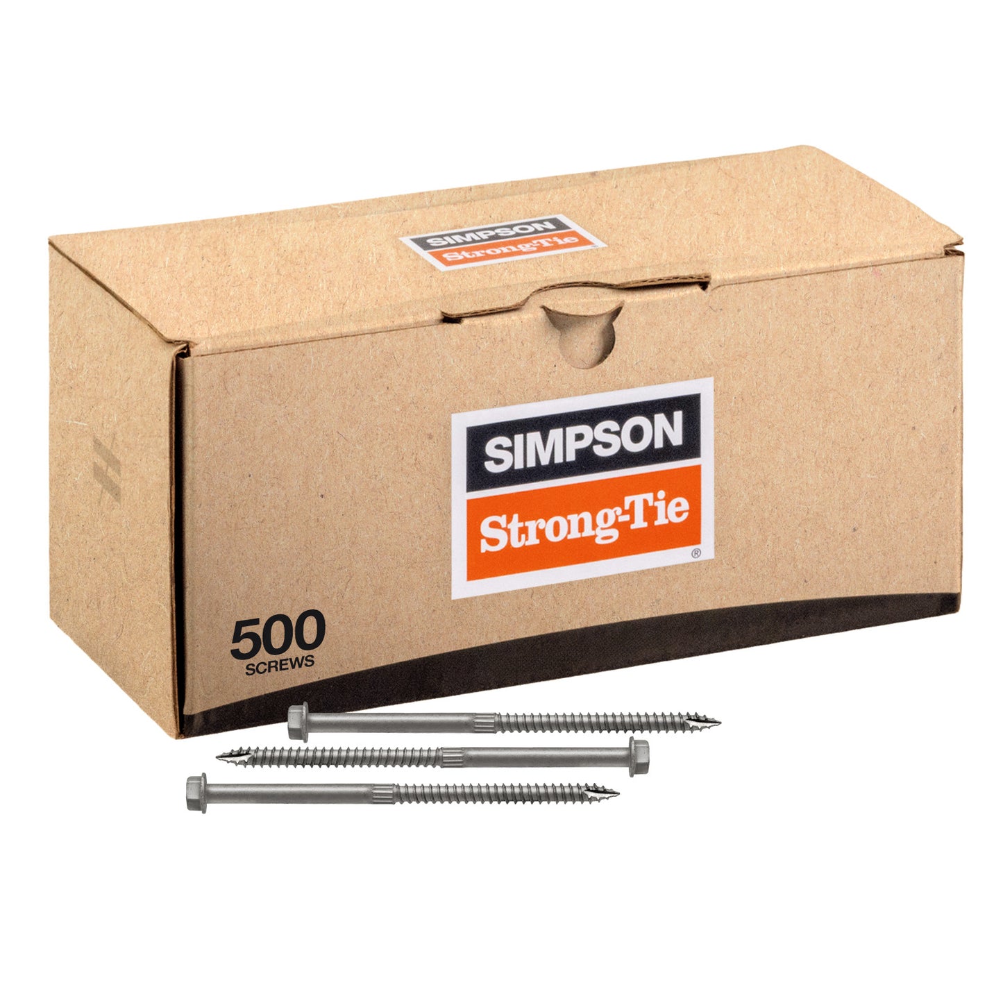 1/4" x 5" Strong-Tie SDS25500 Heavy-Duty Connector Screw - Double-Barrier Coating, Pkg 500
