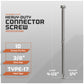 heavy-duty connector screw specs