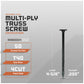multi-ply structural screws - specs