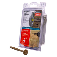 0.195" x 4" Strong-Tie SDWH19400DB-RP12 Timber Hex Screw - Double Barrier Coating, Pkg 12
