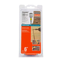 0.195" x 6" Strong-Tie SDWH19600DB-RP12 Timber Hex Screw - Double Barrier Coating, Pkg 12