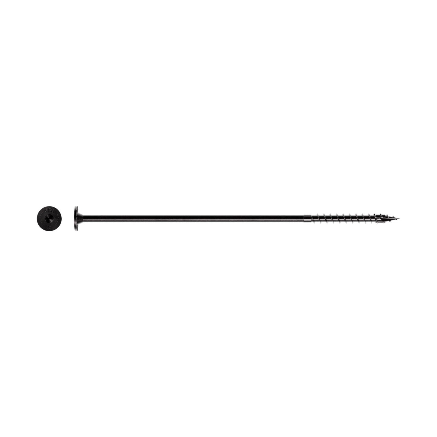 0.220" x 10" Strong-Tie SDWS221000DBB  Timber Screw - Double Barrier Coating, Black
