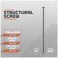 structural screws specifications 