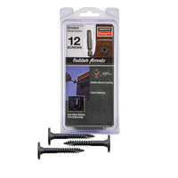Pack of Simpson Structural Wood Screws with packaging on a white background