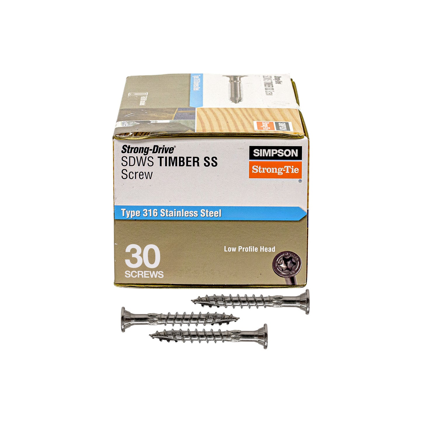 SDWS Timber SS Screw - Pack of 30 