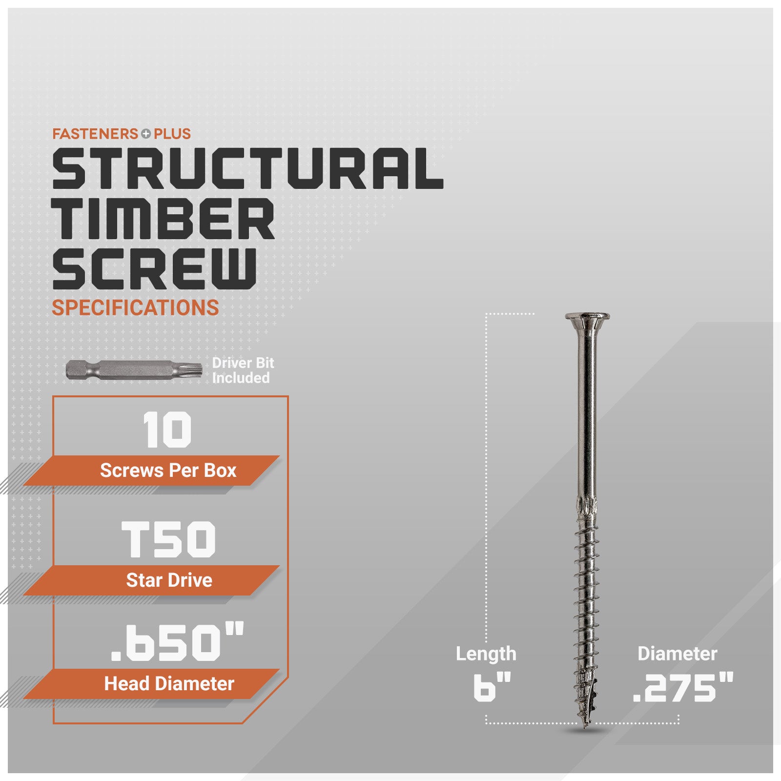 structural timber screw specs