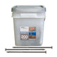 .276" x 8" Strong-Tie SDWS27800SS Timber Screws - 316 Stainless Steel, Pkg 200