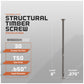 structural timber screw - specifications