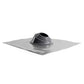 Gray shingle roof boot