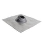 Gray shingle roof boot