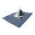 gray epdm mini shingle roof boot
