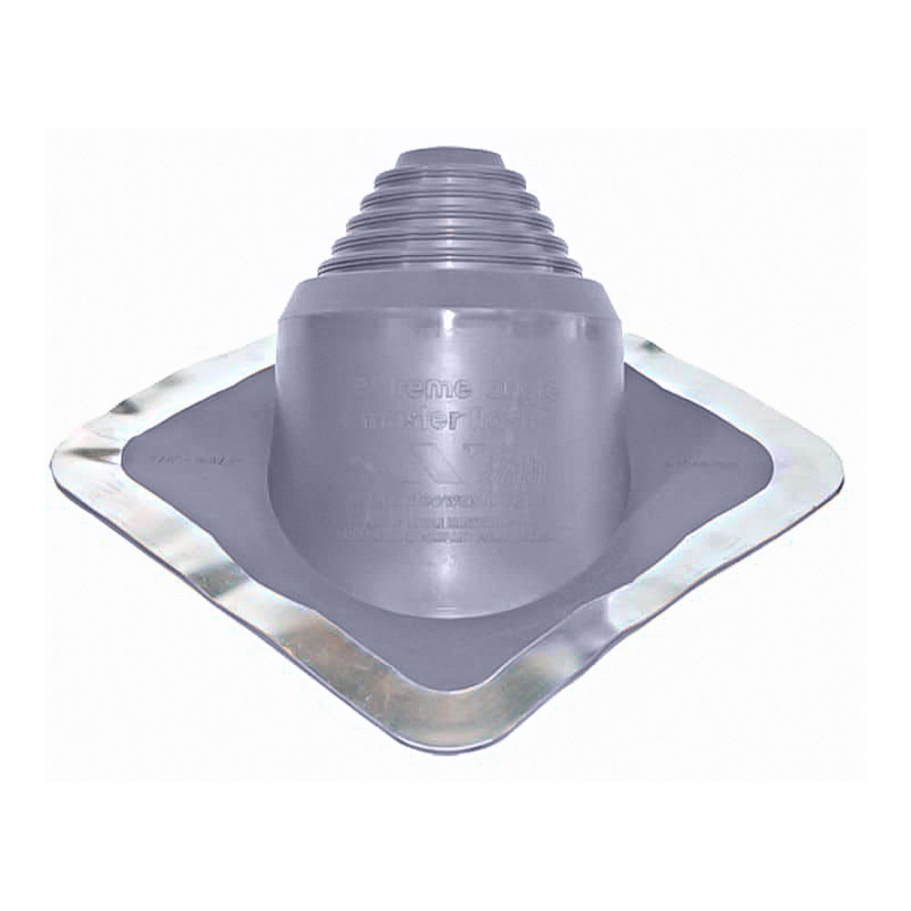 #2 Roofjack Extreme Angle Silicone Pipe Flashing Boot for Metal Roof, Gray