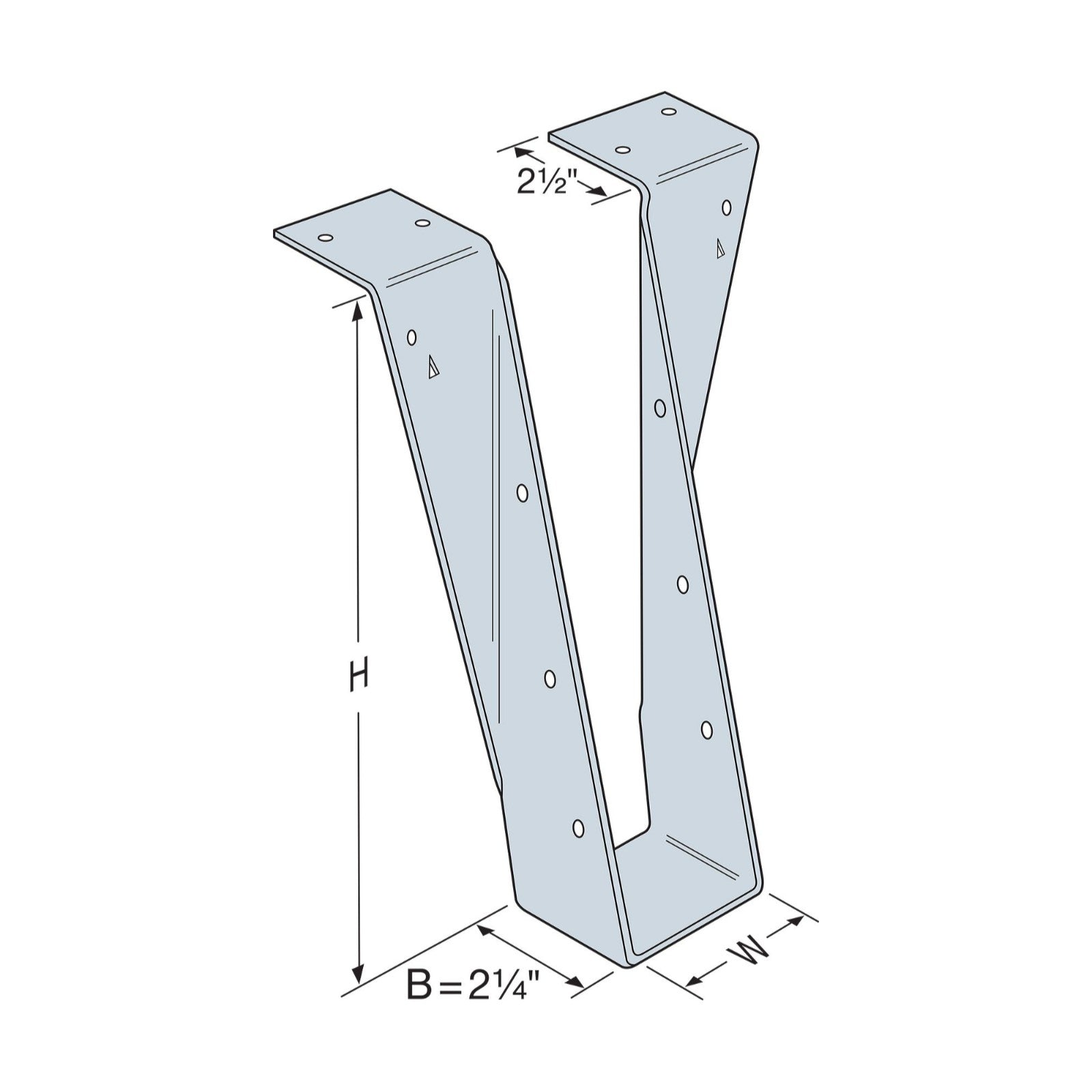 Simpson Light Gauge Joist Hanger