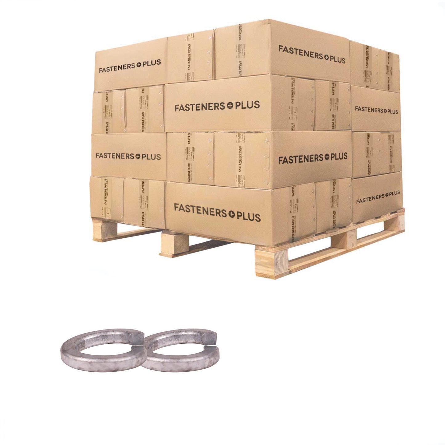 Conquest 1" Split Lock Washer - Hot Dip Galvanized, Qty. 18,000 - Pallet