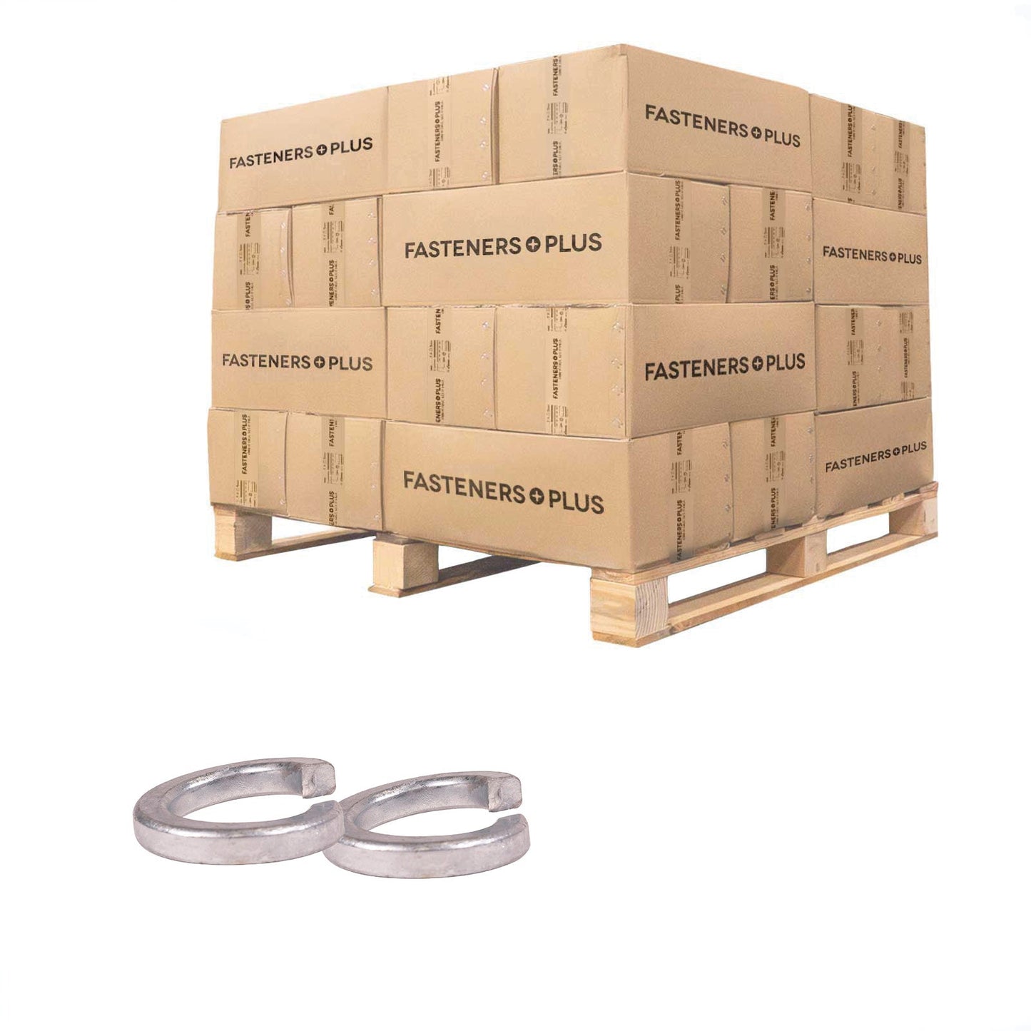 Conquest 1-1/2" Split Lock Washer - Hot Dip Galvanized, Qty. 5,400 - Pallet
