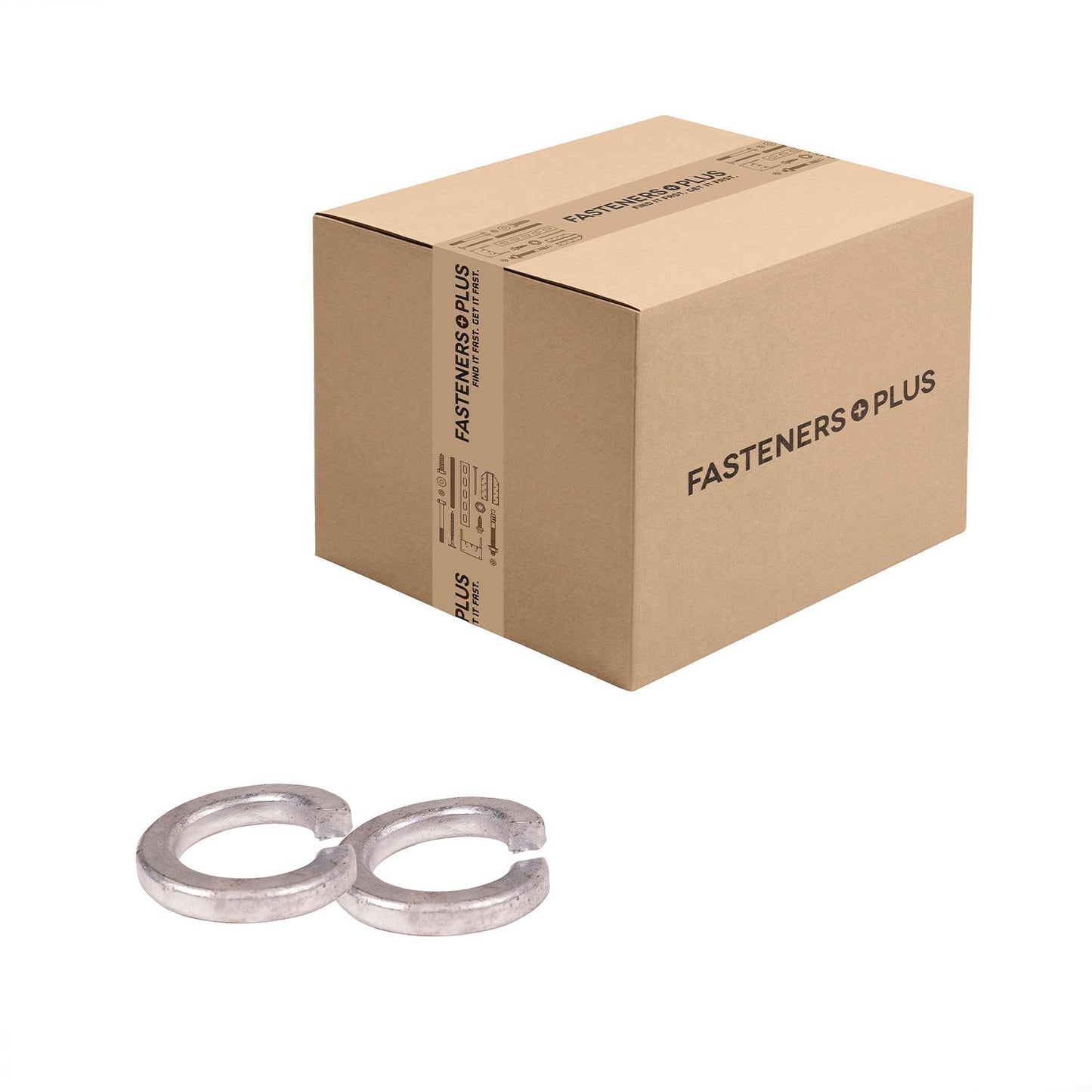 Conquest 1-1/4" Split Lock Washer - Hot Dip Galvanized, Qty. 200 - Carton
