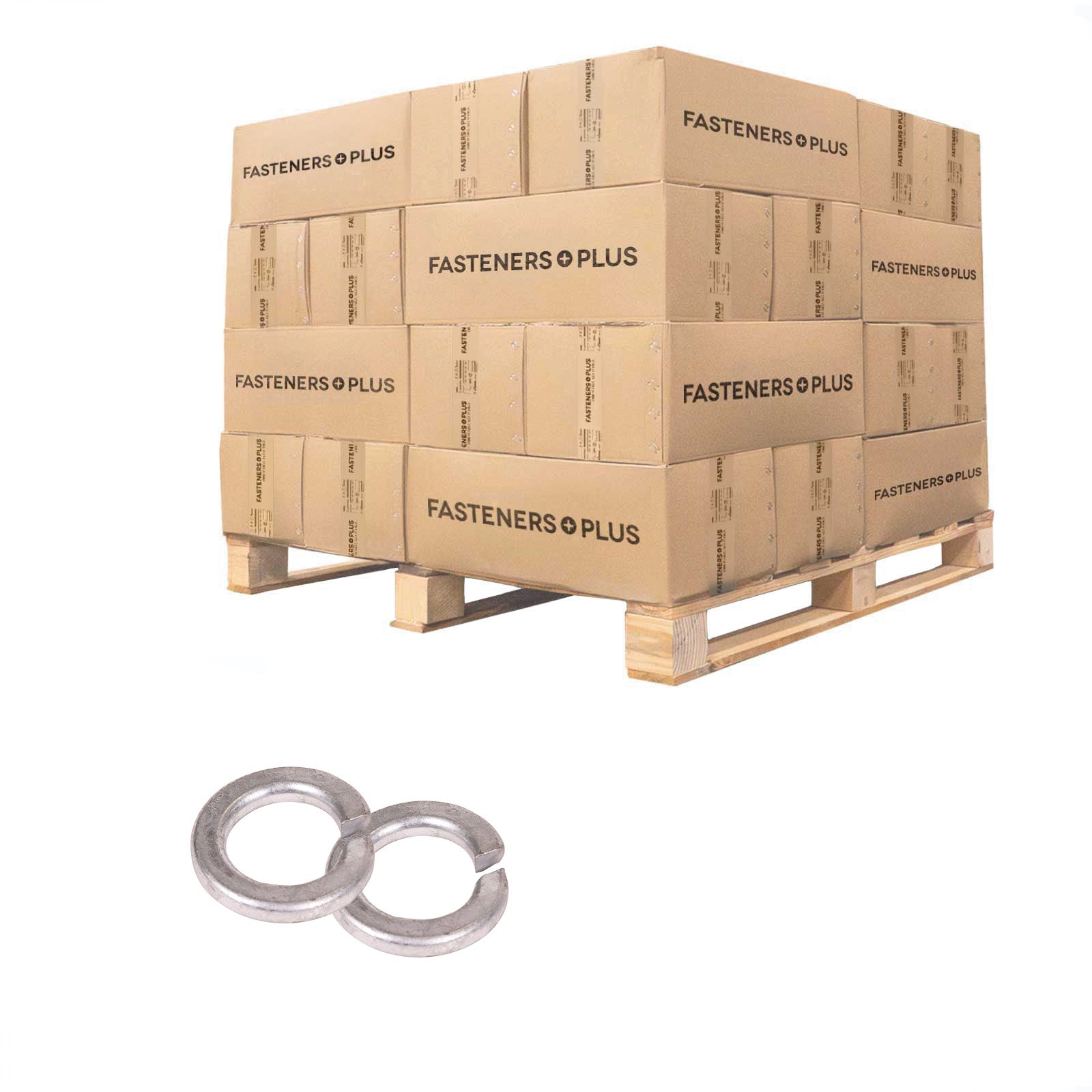 Conquest 3/4" Split Lock Washer - Hot Dip Galvanized, Qty. 43,200 - Pallet