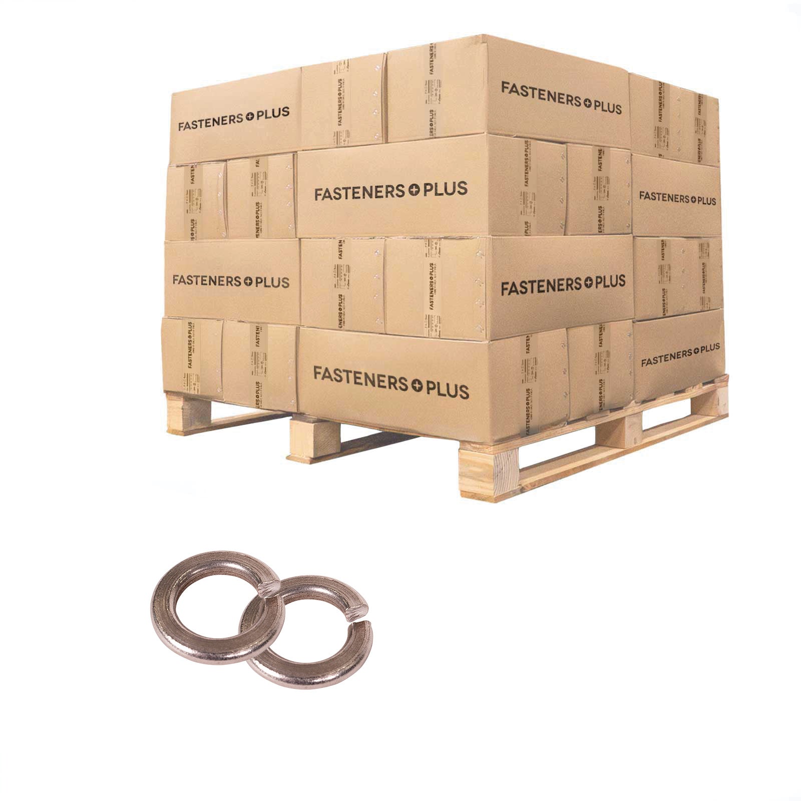 Conquest 3/4" Split Lock Washer - 18-8 Stainless Steel, Qty. 21,600 - Pallet