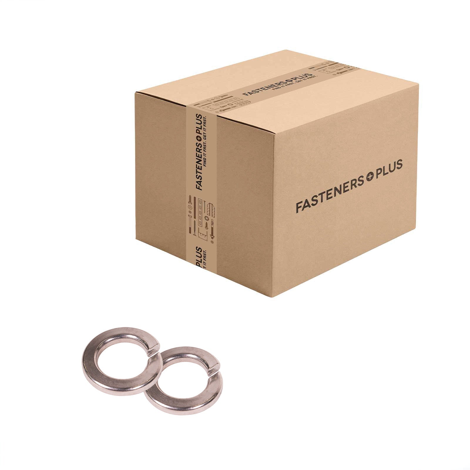 Conquest 5/8" Split Lock Washer - 18-8 Stainless Steel, Qty. 1,000 - Carton